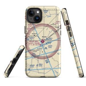 Meade Municipal Airport (MEJ) VFR Sectional  Tough iPhone Case