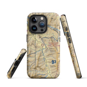 Meadow Creek Usfs Airport (0S1) VFR Sectional  Tough iPhone Case