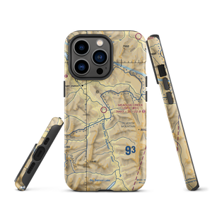 Meadow Creek Usfs Airport (0S1) VFR Sectional  Tough iPhone Case