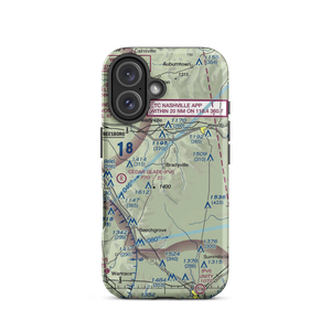 Meadow Lark Aerodrome Ultralight Flightpark (62TN) VFR Sectional  Tough iPhone Case