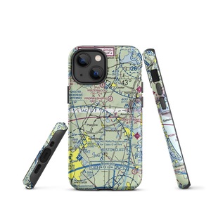 Meadowbrook Airport (6MA2) VFR Sectional  Tough iPhone Case