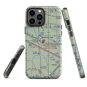 Medicine Lodge Airport (K51) VFR Sectional  Tough iPhone Case