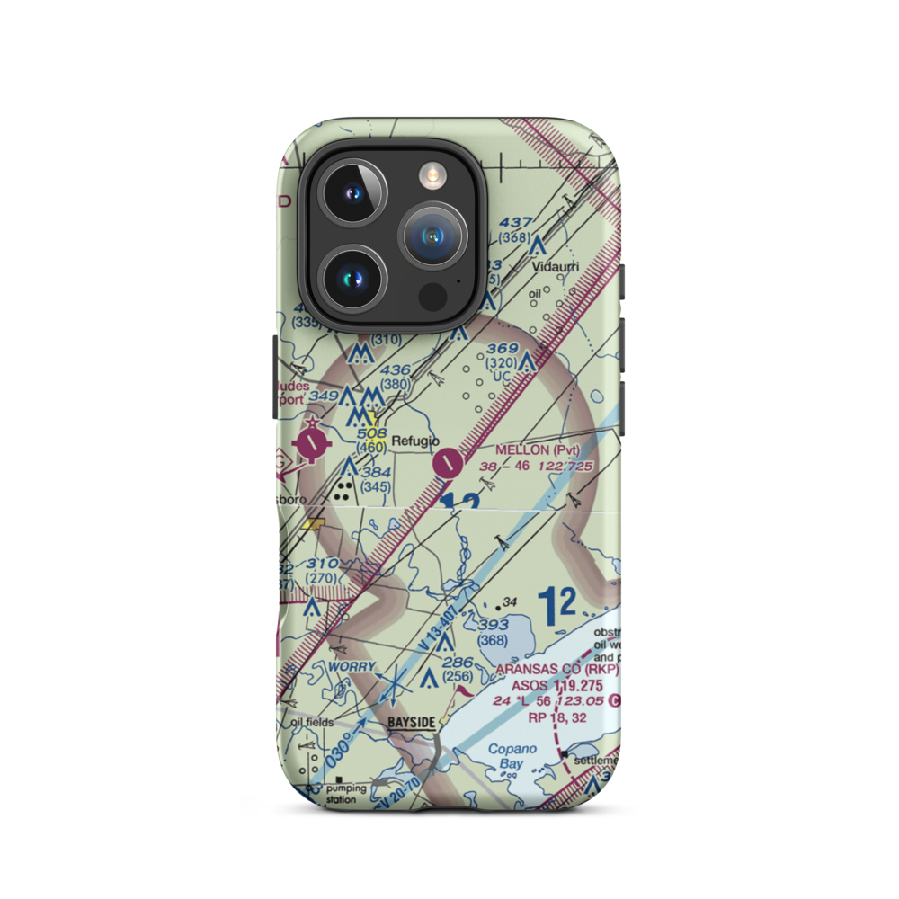 Mellon Ranch Airport (XS59) VFR Sectional  Tough iPhone Case iPhone 16 Pro model shown