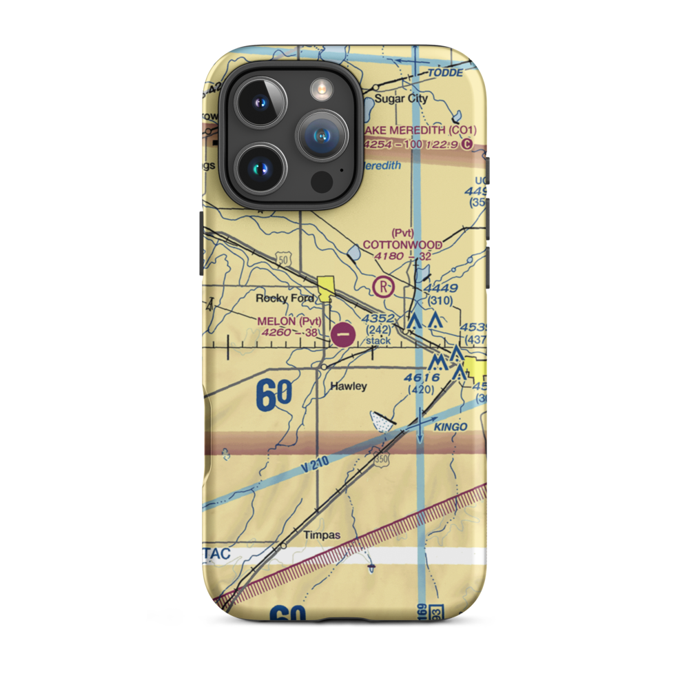 Melon Field (1CO5) VFR Sectional  Tough iPhone Case iPhone 16 Pro Max model shown