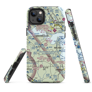 Melville Airstrip (2VA2) VFR Sectional  Tough iPhone Case