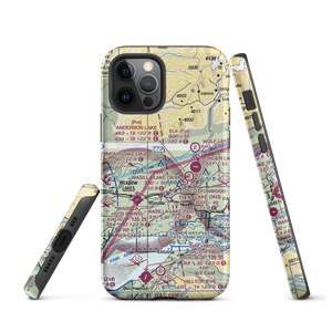 Memory Lake Seaplane Base (69AK) VFR Sectional  Tough iPhone Case