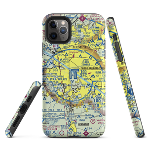 Memphis International Airport (MEM) VFR Sectional  Tough iPhone Case