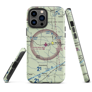 Memphis Memorial Airport (03D) VFR Sectional  Tough iPhone Case