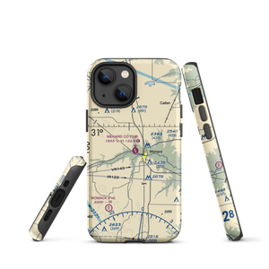 Menard County Airport (T50) VFR Sectional  Tough iPhone Case