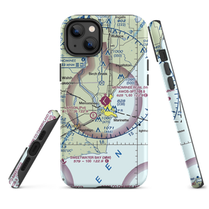 Menominee Regional Airport (MNM) VFR Sectional  Tough iPhone Case