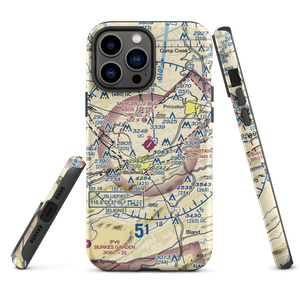 Mercer County Airport (BLF) VFR Sectional  Tough iPhone Case