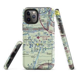 Mercer County Airport (C00) VFR Sectional  Tough iPhone Case