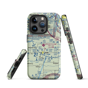 Mercer County Airport (C00) VFR Sectional  Tough iPhone Case