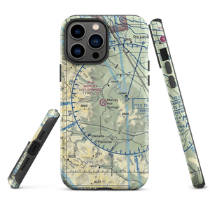 Mercey Hot Springs Airport (CN22) VFR Sectional  Tough iPhone Case