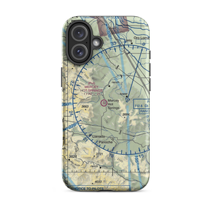 Mercey Hot Springs Airport (CN22) VFR Sectional  Tough iPhone Case