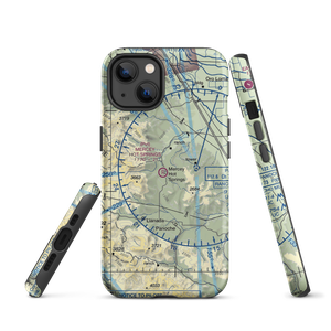 Mercey Hot Springs Airport (CN22) VFR Sectional  Tough iPhone Case