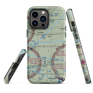 Merchant Homestead Airport (7NE6) VFR Sectional  Tough iPhone Case