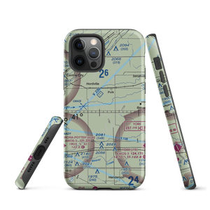 Merchant Homestead Airport (7NE6) VFR Sectional  Tough iPhone Case