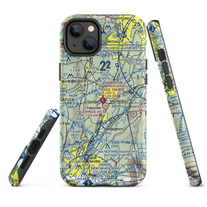 Meriden Markham Municipal Airport (MMK) VFR Sectional  Tough iPhone Case