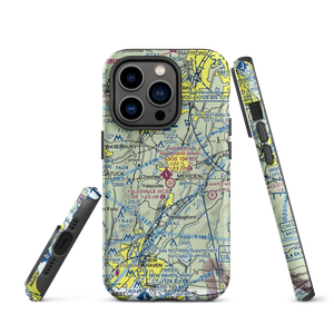 Meriden Markham Municipal Airport (MMK) VFR Sectional  Tough iPhone Case