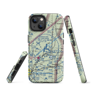 Meridian Naval Air Station (NMM) VFR Sectional  Tough iPhone Case