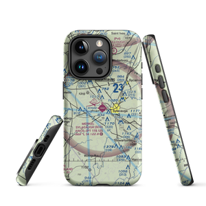 Merkel Field Sylacauga Municipal Airport (SCD) VFR Sectional  Tough iPhone Case