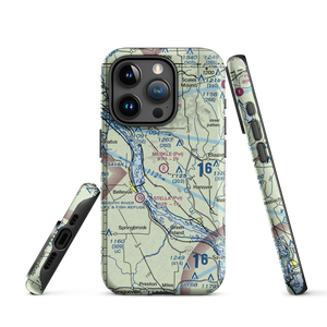 Merkle Airport (3IS4) VFR Sectional  Tough iPhone Case