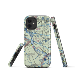 Merkle Airport (3IS4) VFR Sectional  Tough iPhone Case