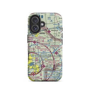 Merkle Airport (NK87) VFR Sectional  Tough iPhone Case