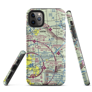Merkle Airport (NK87) VFR Sectional  Tough iPhone Case
