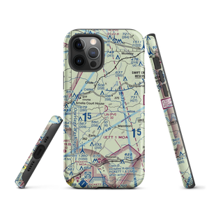 Merlin Aerodrome (2VA3) VFR Sectional  Tough iPhone Case