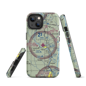 Merrill Municipal Airport (RRL) VFR Sectional  Tough iPhone Case