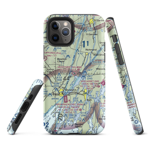 Merrymeeting Field (08B) VFR Sectional  Tough iPhone Case