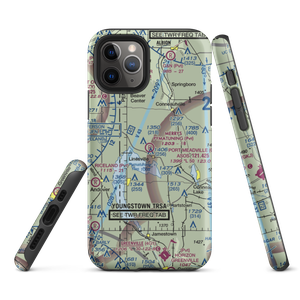 Merrys Pymatuning Airport (PA01) VFR Sectional  Tough iPhone Case