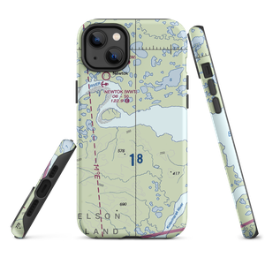 Mertarvik Quarry Road Landing Strip (F02) VFR Sectional  Tough iPhone Case