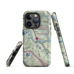 Mesa Del Rey Airport (KIC) VFR Sectional  Tough iPhone Case