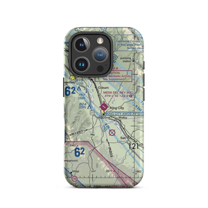 Mesa Del Rey Airport (KIC) VFR Sectional  Tough iPhone Case