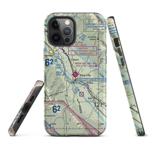 Mesa Del Rey Airport (KIC) VFR Sectional  Tough iPhone Case