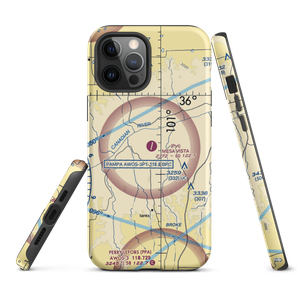 Mesa Vista Ranch Airport (TX13) VFR Sectional  Tough iPhone Case