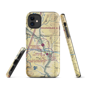 Methow Valley State Airport (S52) VFR Sectional  Tough iPhone Case