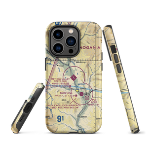 Methow Valley State Airport (S52) VFR Sectional  Tough iPhone Case