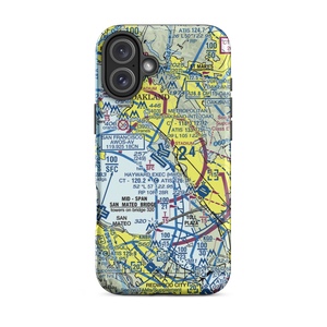 Metropolitan Oakland International Airport (OAK) VFR Sectional  Tough iPhone Case