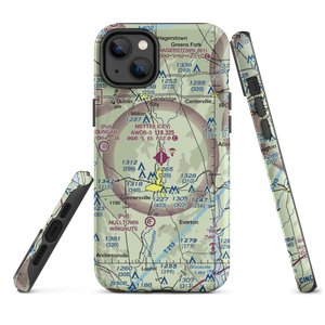 Mettel Field (CEV) VFR Sectional  Tough iPhone Case