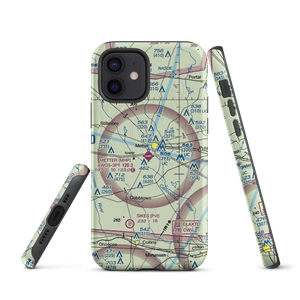 Metter Municipal Airport (MHP) VFR Sectional  Tough iPhone Case