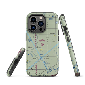 Mettler Airport (SD77) VFR Sectional  Tough iPhone Case