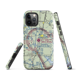 Mexia Limestone County Airport (LXY) VFR Sectional  Tough iPhone Case