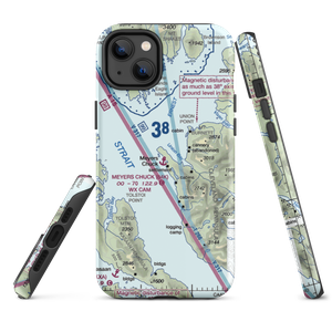 Meyers Chuck Seaplane Base (84K) VFR Sectional  Tough iPhone Case