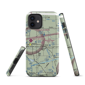 Meyers Freedom Flight Hardy Airport (85NE) VFR Sectional  Tough iPhone Case