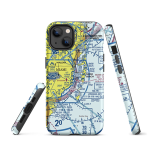 Miami Heliport (X48) VFR Sectional  Tough iPhone Case