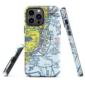 Miami Seaplane Base (X44) VFR Sectional  Tough iPhone Case